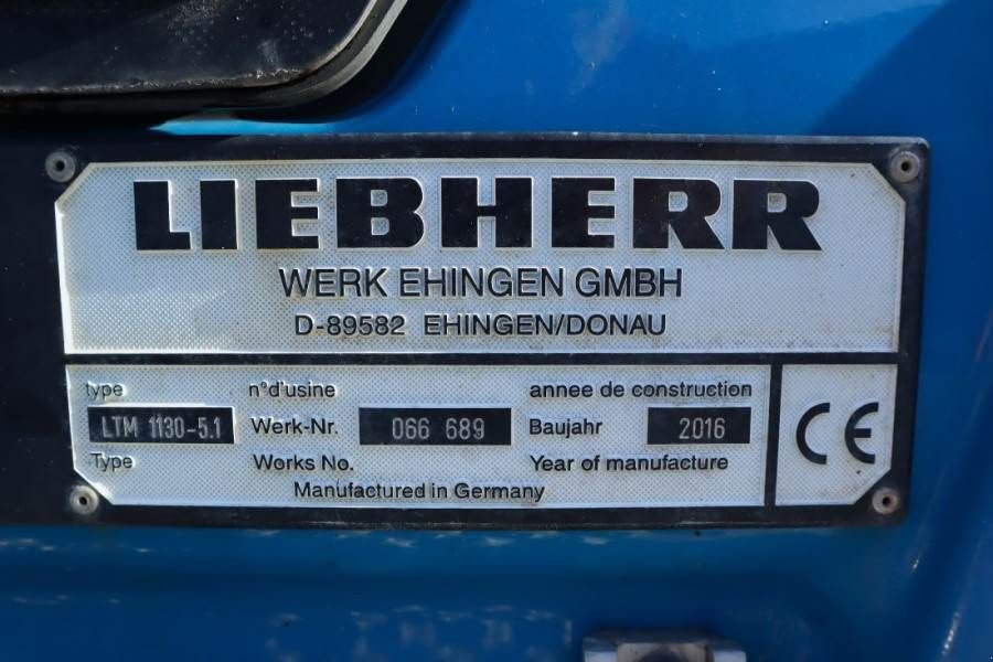 Kran des Typs Liebherr LTM1130-5.1 Valid Inspection, Dutch Vehicle Regist, Gebrauchtmaschine in Groenlo (Bild 8)