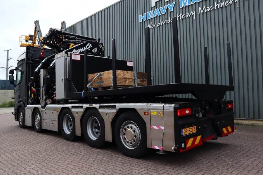 Kran van het type Scania R540 B10x4 With CORMACH 150tm Crane Valid inspecti, Gebrauchtmaschine in Groenlo (Foto 11)