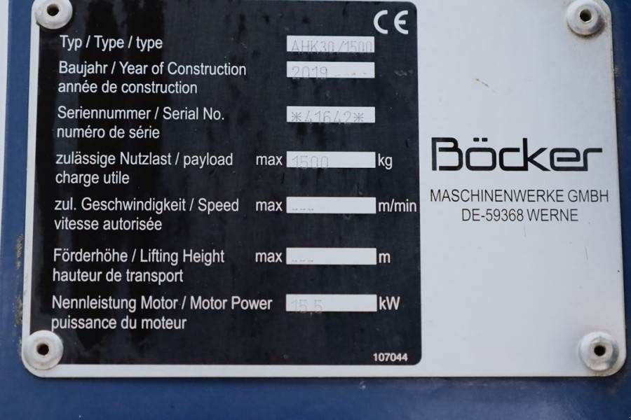 Kran a típus Sonstige B&ouml;cker AHK 30/1500 Petrol, Fully Remote Controlled, Sel, Gebrauchtmaschine ekkor: Groenlo (Kép 7)