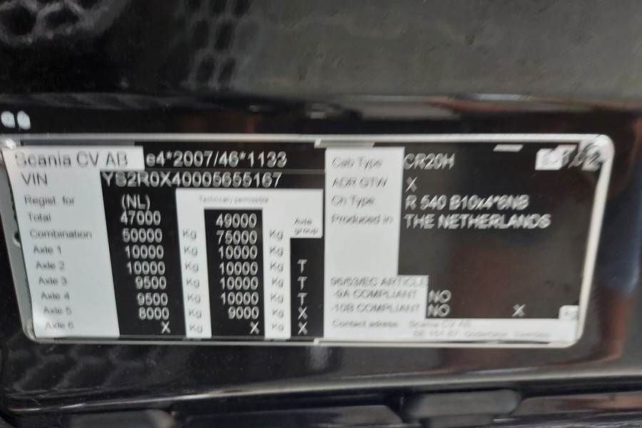 Kran Türe ait Sonstige Cormach R540 B10x4 Valid inspection, *Guarantee! 10x4x6 Dr, Gebrauchtmaschine içinde Groenlo (resim 7)