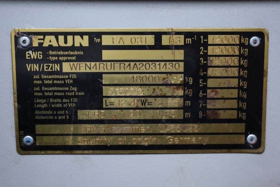 Kran Türe ait Sonstige Faun ATF65-G4 Dutch Registration, Valid Inspection, 8x6, Gebrauchtmaschine içinde Groenlo (resim 7)