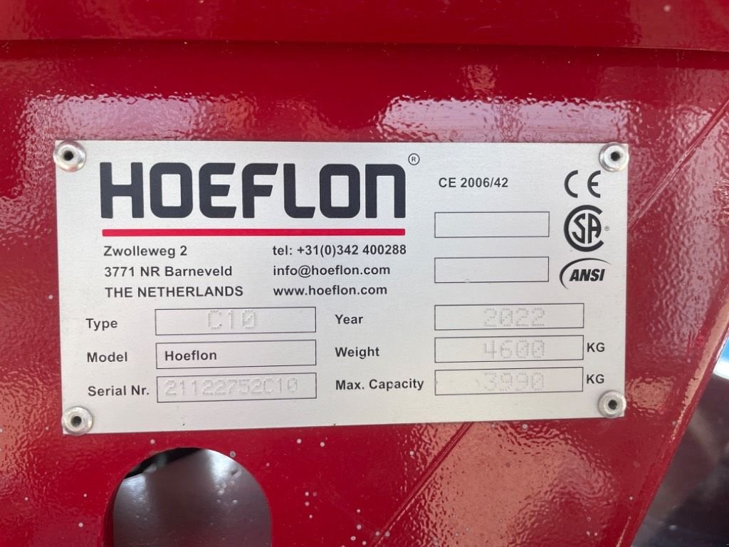 Kran от тип Sonstige Hoeflon C 10/ SOLD, Gebrauchtmaschine в WIJCHEN (Снимка 4)