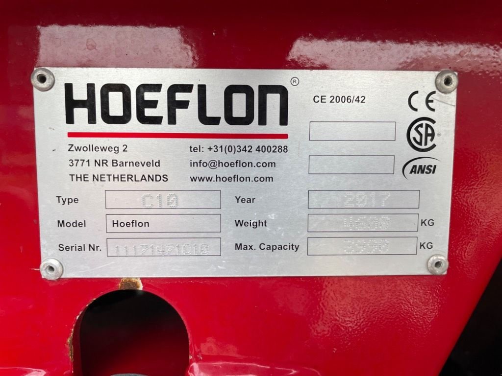 Kran del tipo Sonstige Hoeflon C 10, Gebrauchtmaschine en WIJCHEN (Imagen 3)