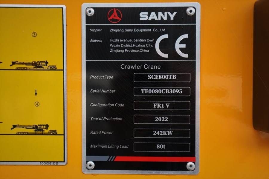 Kran typu Sonstige Sany SC800TB Valid inspection, *Guarantee! STAGE 5 ENGI, Gebrauchtmaschine v Groenlo (Obrázok 5)