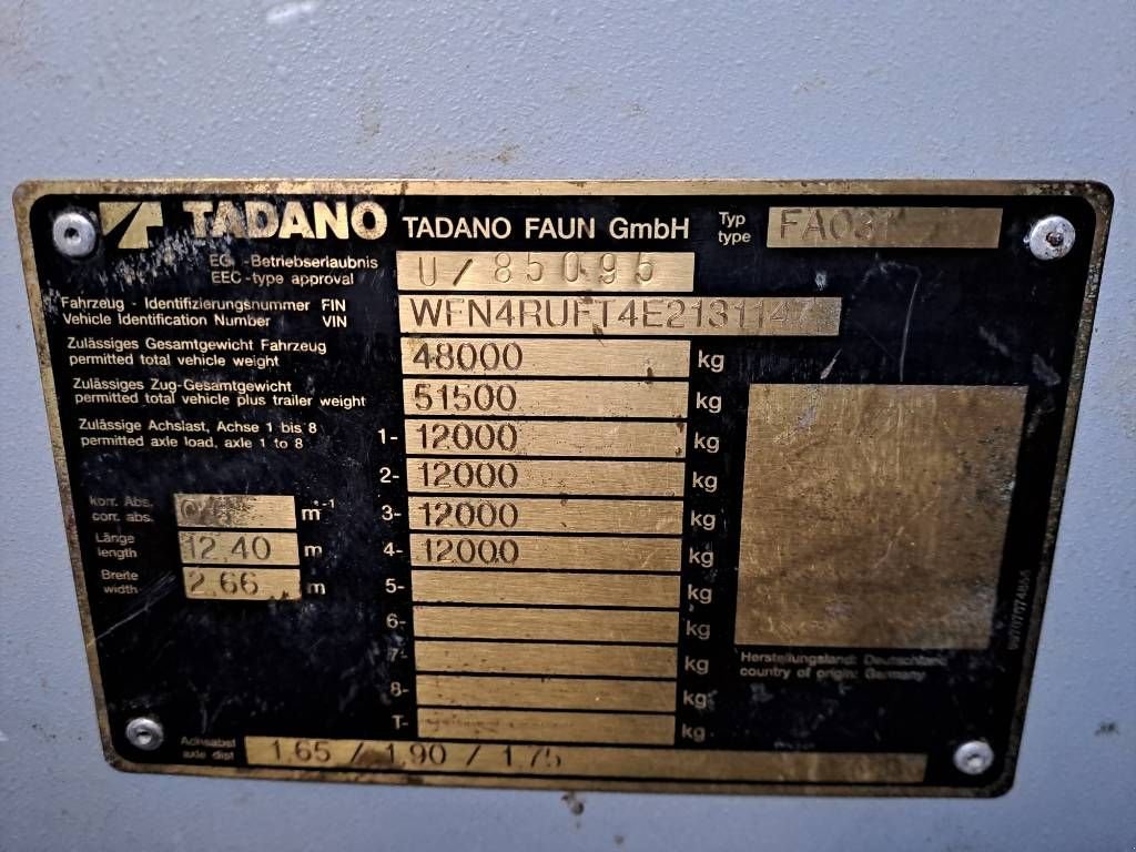 Kran tip Tadano ATF70G-4, Gebrauchtmaschine in Stabroek (Poză 9)