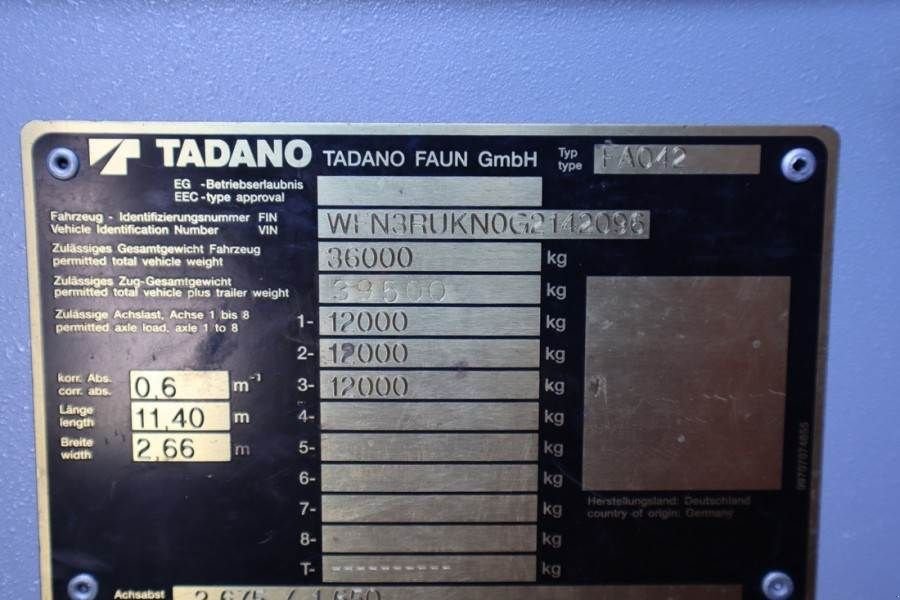 Kran tip Tadano Faun ATF50G-3 Dutch Registration, Valid inspection, Gebrauchtmaschine in Groenlo (Poză 7)