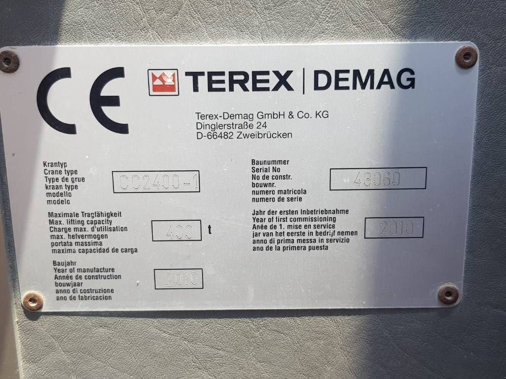 Kran του τύπου Terex Demag CC2400-1, Gebrauchtmaschine σε Stabroek (Φωτογραφία 11)