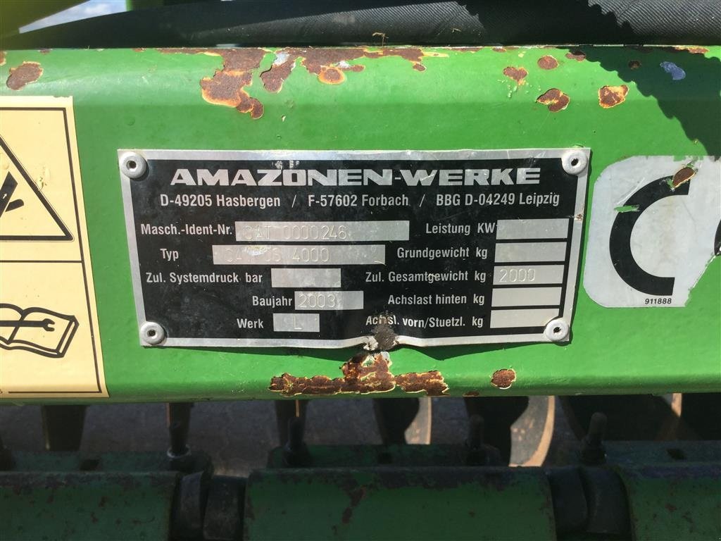 Kreiselegge of the type Amazone Catros 4000-1 med kileringsvalse og nye disc, Gebrauchtmaschine in Kongerslev (Picture 6)