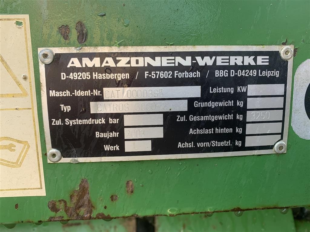 Kreiselegge typu Amazone Catros 5002-2 Kileringsvalse Ø 600 mm., Gebrauchtmaschine v Tinglev (Obrázok 3)