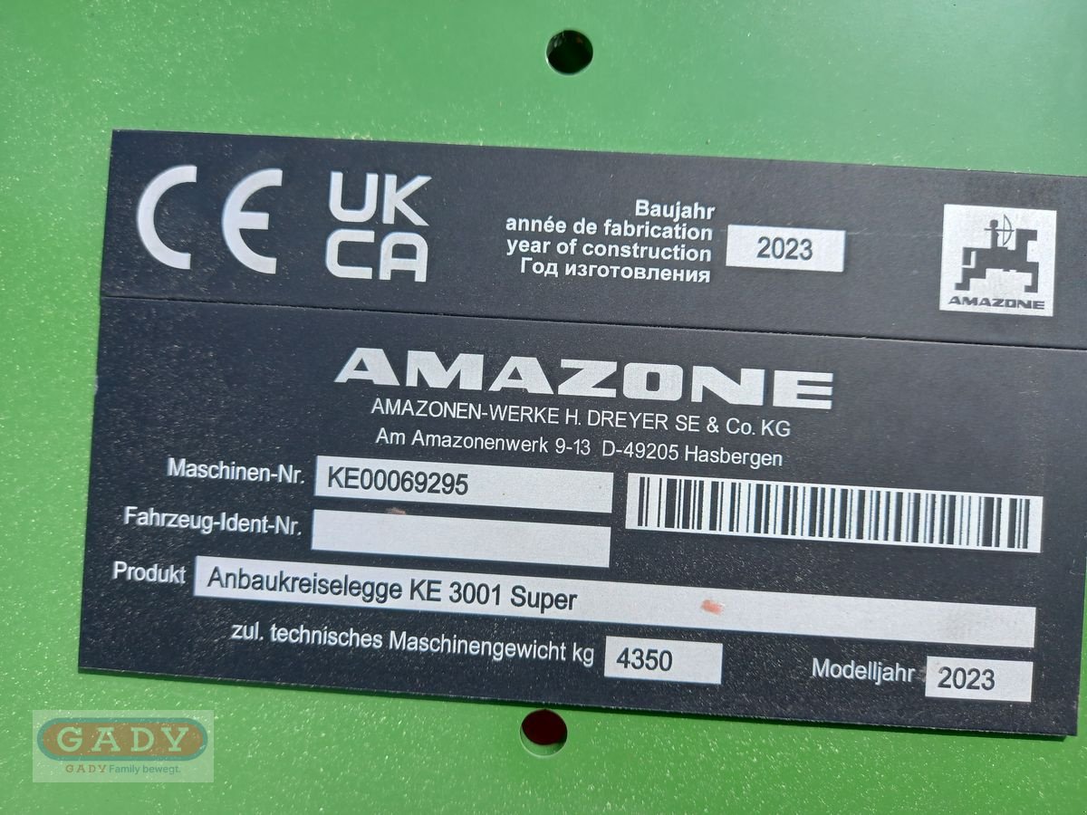 Kreiselegge del tipo Amazone KE 3001 SUPER, Neumaschine In Lebring (Immagine 13)