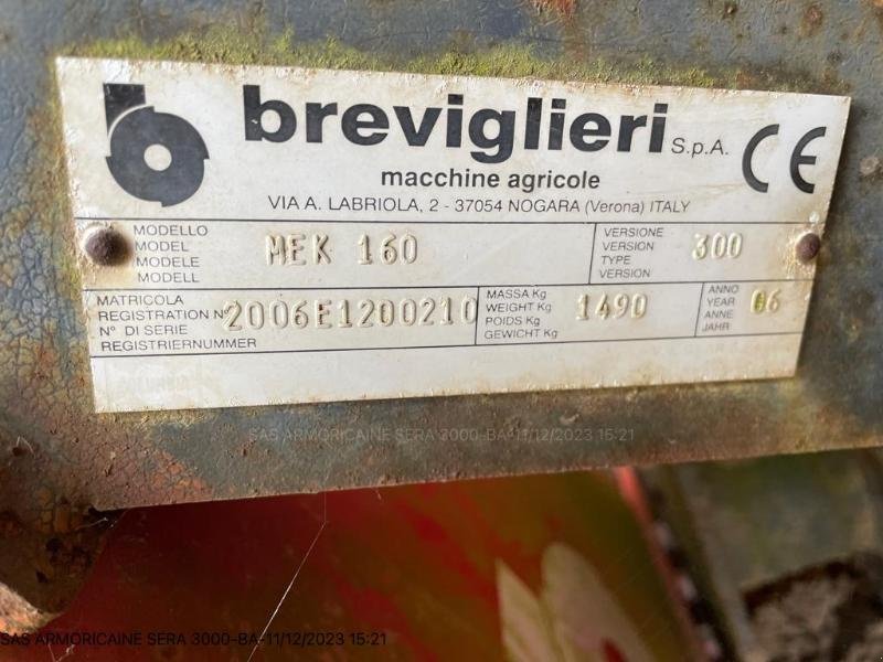 Kreiselegge del tipo Breviglieri MEK160, Gebrauchtmaschine en LANDIVISIAU (Imagen 6)
