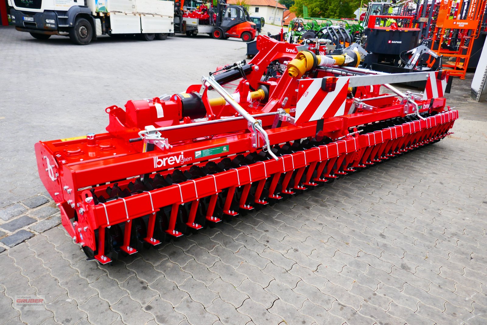 Kreiselegge van het type Breviglieri Mekfold 260 500 + Zahnpackerwalze 500, Neumaschine in Dorfen (Foto 7)