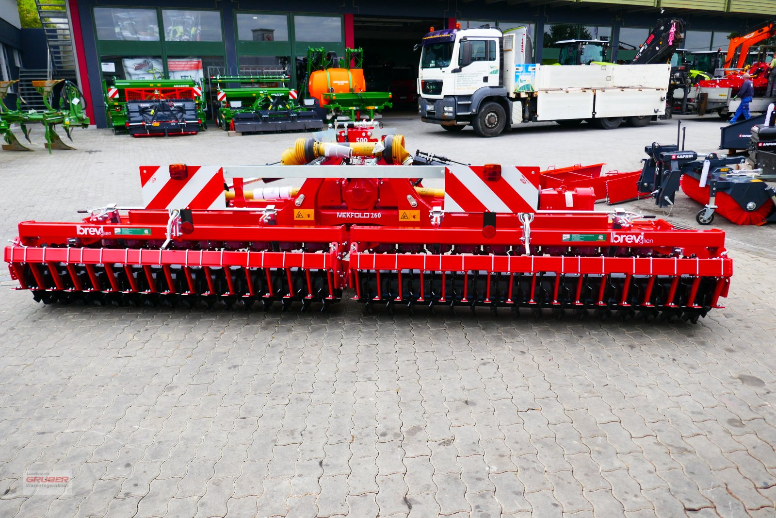 Kreiselegge van het type Breviglieri Mekfold 260 500 + Zahnpackerwalze 500, Neumaschine in Dorfen (Foto 5)