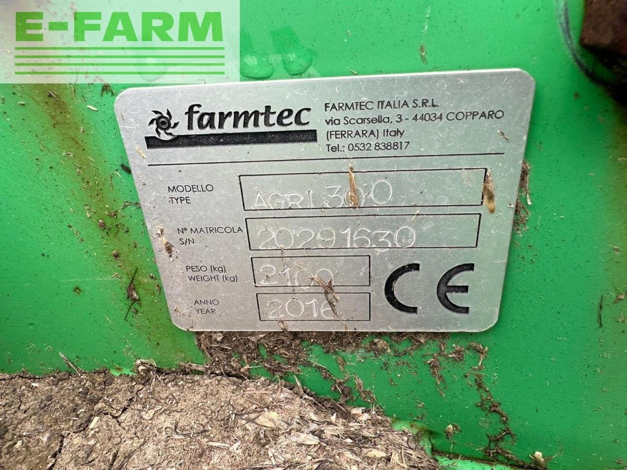 Kreiselegge van het type Farmtech Agri 300, Gebrauchtmaschine in FLUMERI (Foto 4)