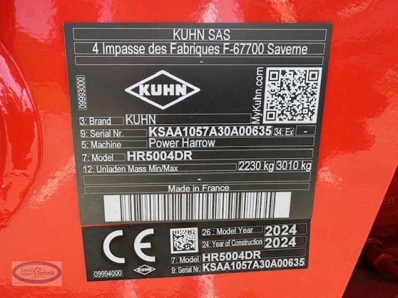 Kreiselegge a típus Kuhn HR 5004 DR, Neumaschine ekkor: Münzkirchen (Kép 12)