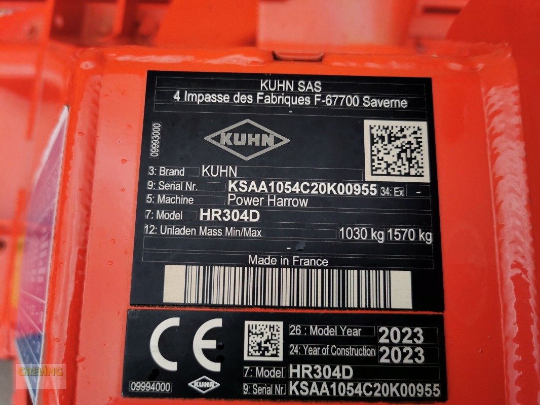 Kreiselegge a típus Kuhn HR304D, Neumaschine ekkor: Greven (Kép 10)