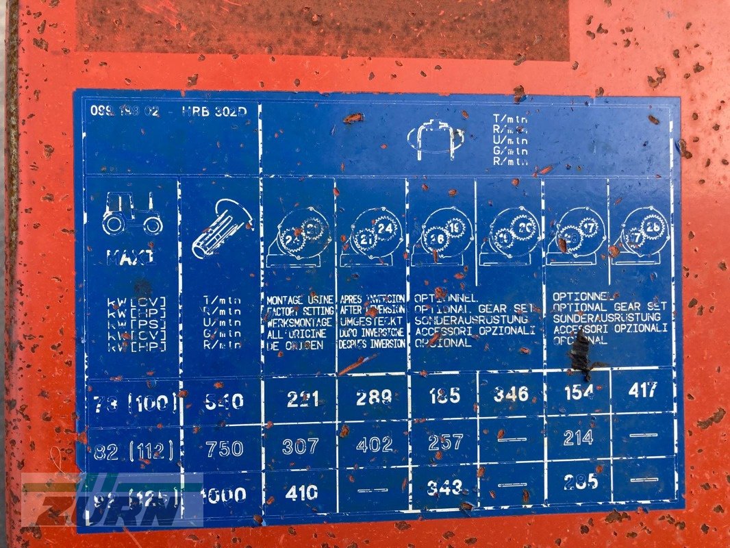 Kreiselegge des Typs Kuhn HRB 302 D, Gebrauchtmaschine in Inneringen (Bild 13)