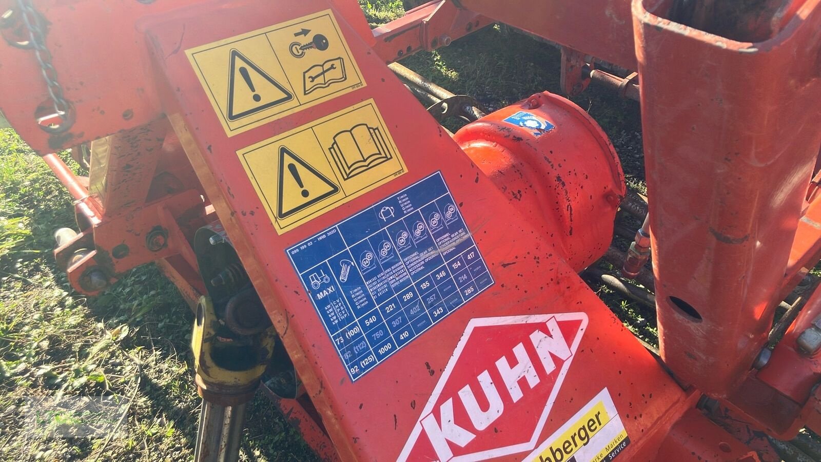 Kreiselegge tip Kuhn HRB 302, Gebrauchtmaschine in Redlham (Poză 12)