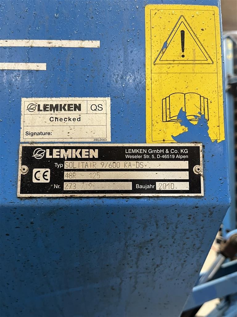 Kreiselegge del tipo Lemken Rubin 9/600 Disc-harve med Solitair 9/600 såmaskine., Gebrauchtmaschine en Hurup Thy (Imagen 5)