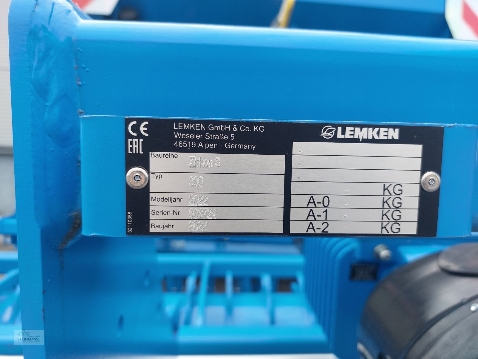 Kreiselegge typu Lemken Zirkon 8/300, Neumaschine w Petting (Zdjęcie 3)