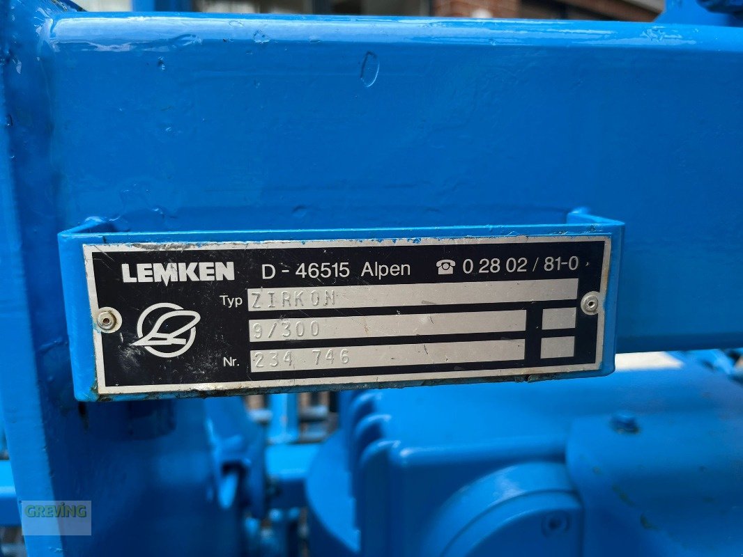 Kreiselegge типа Lemken Zirkon 9/300, Gebrauchtmaschine в Ahaus (Фотография 17)