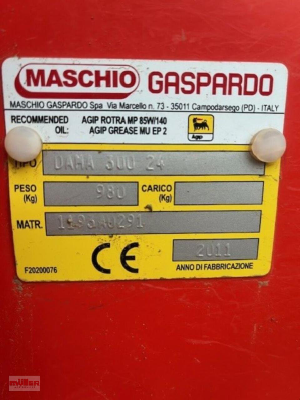 Kreiselegge des Typs Maschio DM 300 Combi, Gebrauchtmaschine in Holzhausen (Bild 3)