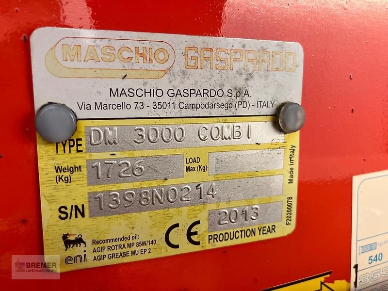 Kreiselegge του τύπου Maschio DM 3000 CLASSIC, Gebrauchtmaschine σε Asendorf (Φωτογραφία 19)