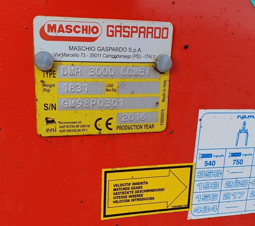 Kreiselegge типа Maschio DMR 3000 RAPIDO - Combi, Gebrauchtmaschine в CIVENS (Фотография 8)