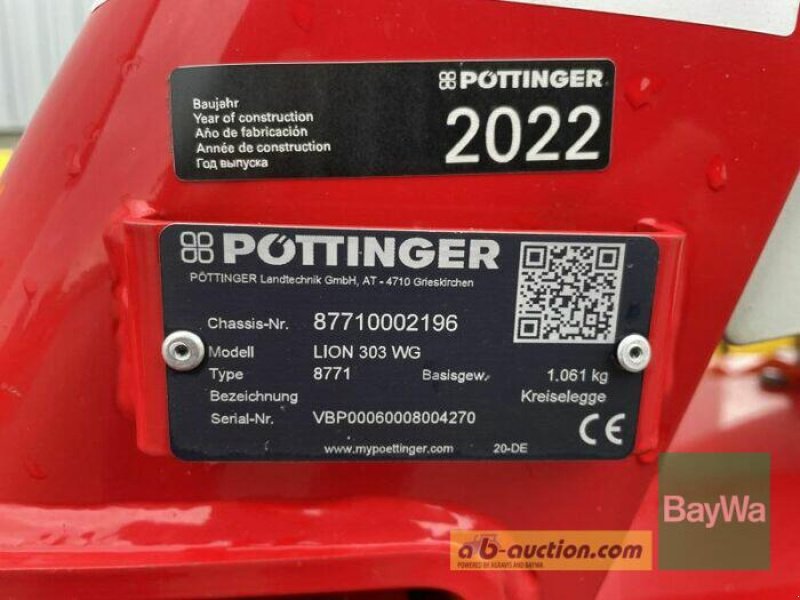 Kreiselegge des Typs Pöttinger LION 303 PPW 600/12,5, Gebrauchtmaschine in Bamberg (Bild 10)