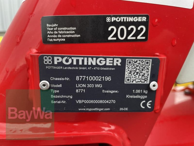 Kreiselegge типа Pöttinger LION 303 PPW 600/12,5, Gebrauchtmaschine в Bamberg (Фотография 10)