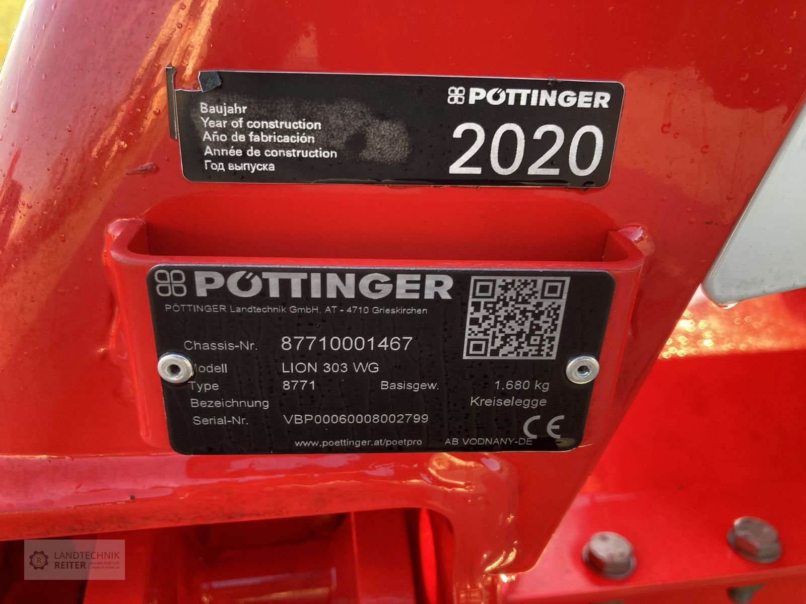 Kreiselegge van het type Pöttinger Lion 303, Gebrauchtmaschine in Arnreit (Foto 11)