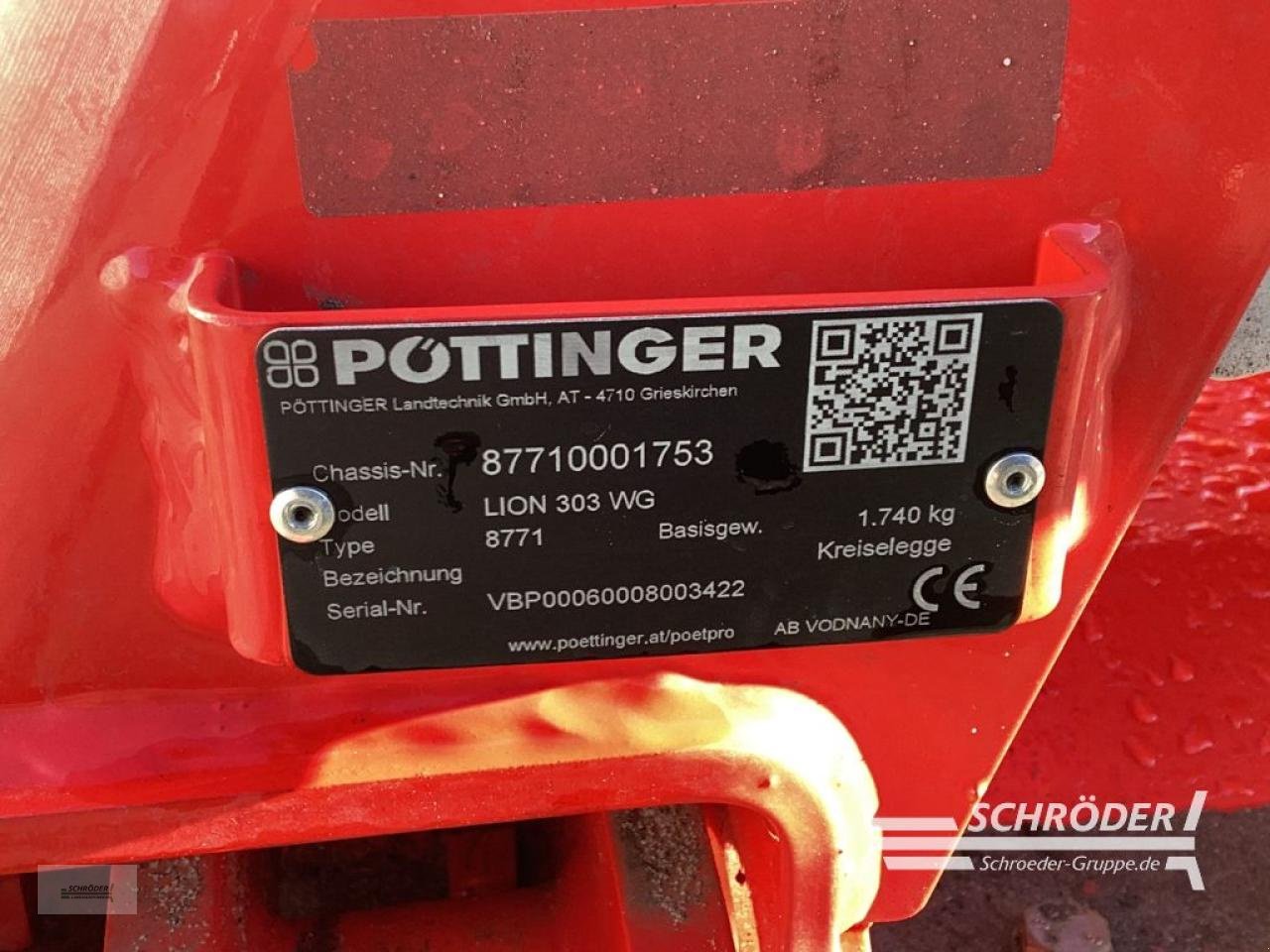 Kreiselegge tip Pöttinger LION 303, Gebrauchtmaschine in Hemmoor (Poză 7)