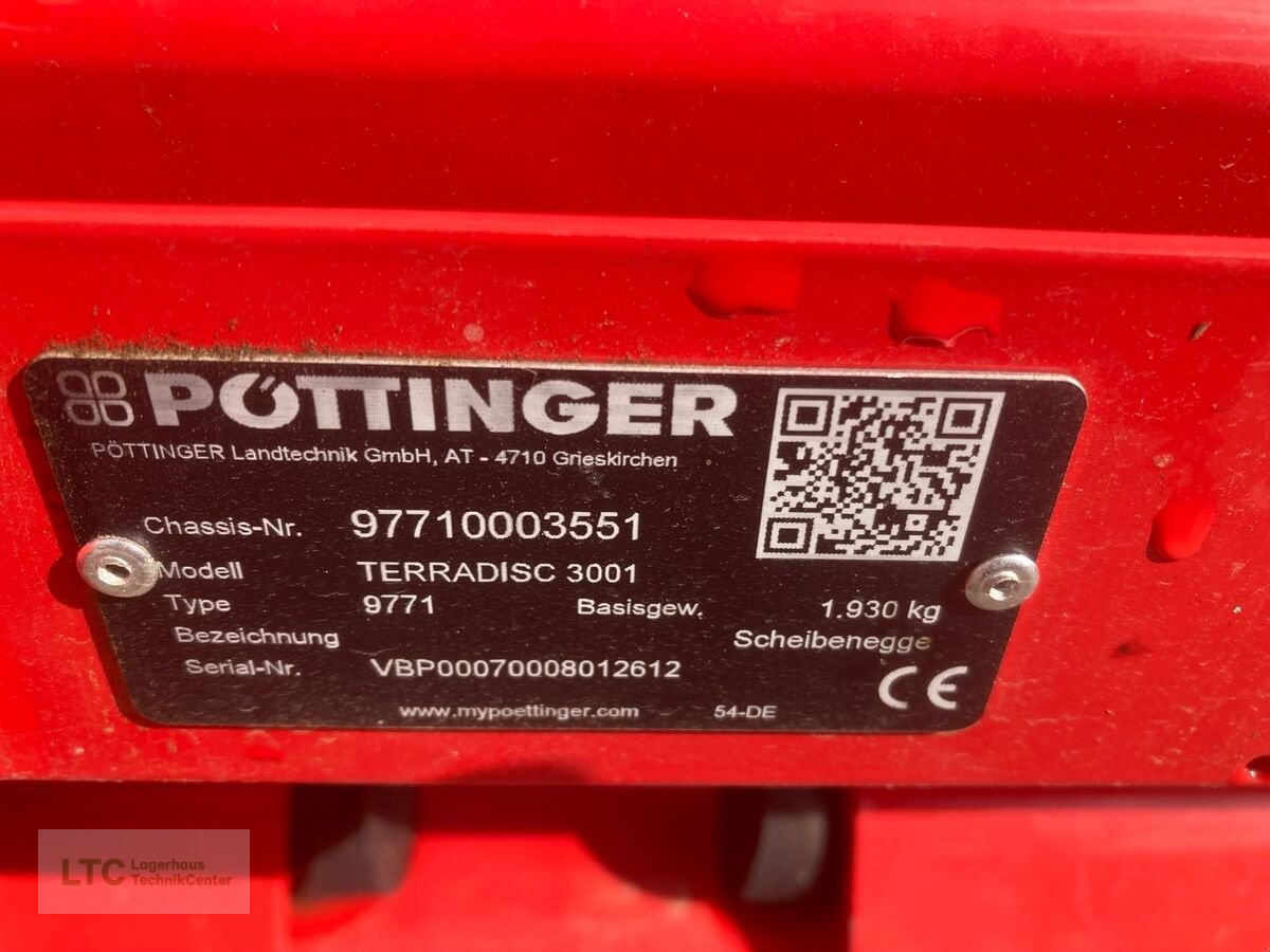 Kreiselegge tip Pöttinger Terradisc 3001, Vorführmaschine in Redlham (Poză 12)