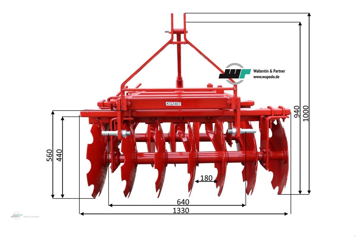 Kreiselegge del tipo Sonstige Scheibenegge 1,20 m ab 20 PS, Neumaschine en Wesenberg (Imagen 3)