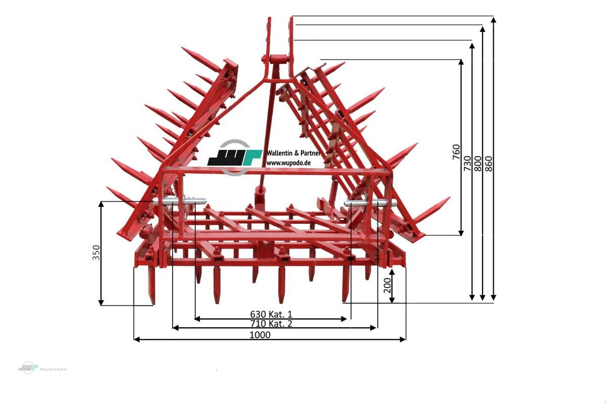 Kreiselegge του τύπου Sonstige Wiesenschleppe 2,5 m klappbar ab 50 PS, Neumaschine σε Wesenberg (Φωτογραφία 3)