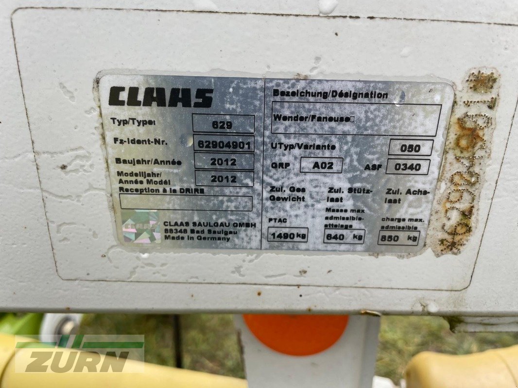 Kreiselheuer a típus CLAAS Ckaas Volto 870T, Gebrauchtmaschine ekkor: Emskirchen (Kép 17)