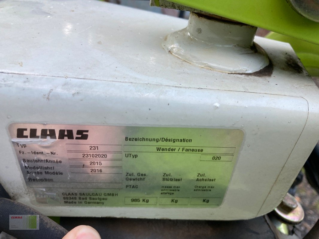 Kreiselheuer tipa CLAAS Volto 80, Gebrauchtmaschine u Alveslohe (Slika 8)