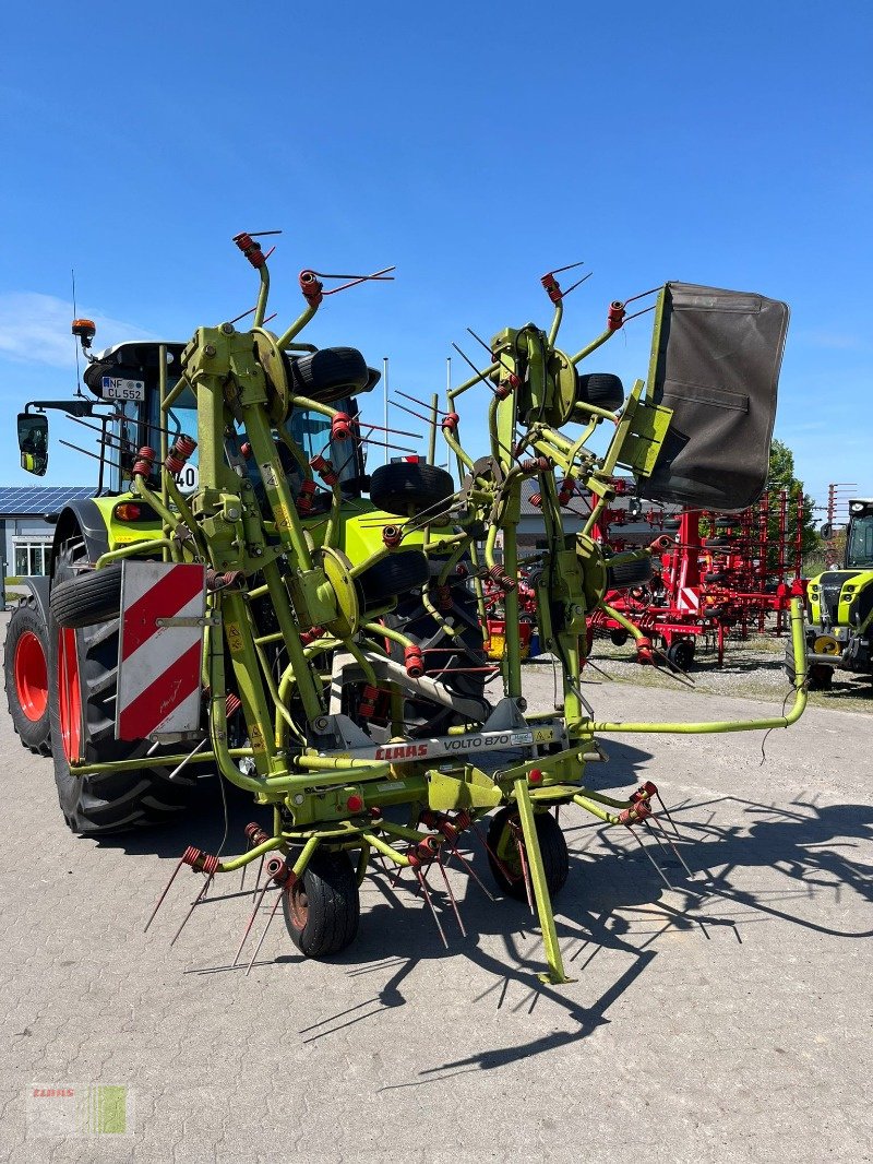 Kreiselheuer del tipo CLAAS VOLTO 870 + hydraulisches Pralltuch, Gebrauchtmaschine en Risum-Lindholm (Imagen 5)