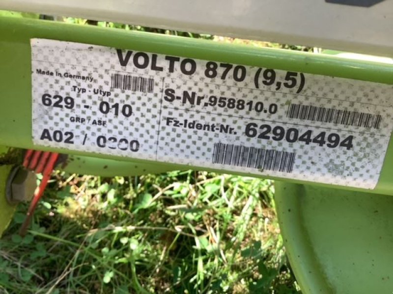 Kreiselheuer tipa CLAAS VOLTO870, Gebrauchtmaschine u les hayons (Slika 4)