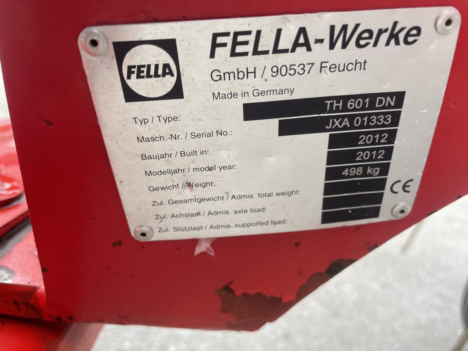 Kreiselheuer a típus Fella TH 601 DN, Gebrauchtmaschine ekkor: Reith bei Kitzbühel (Kép 4)