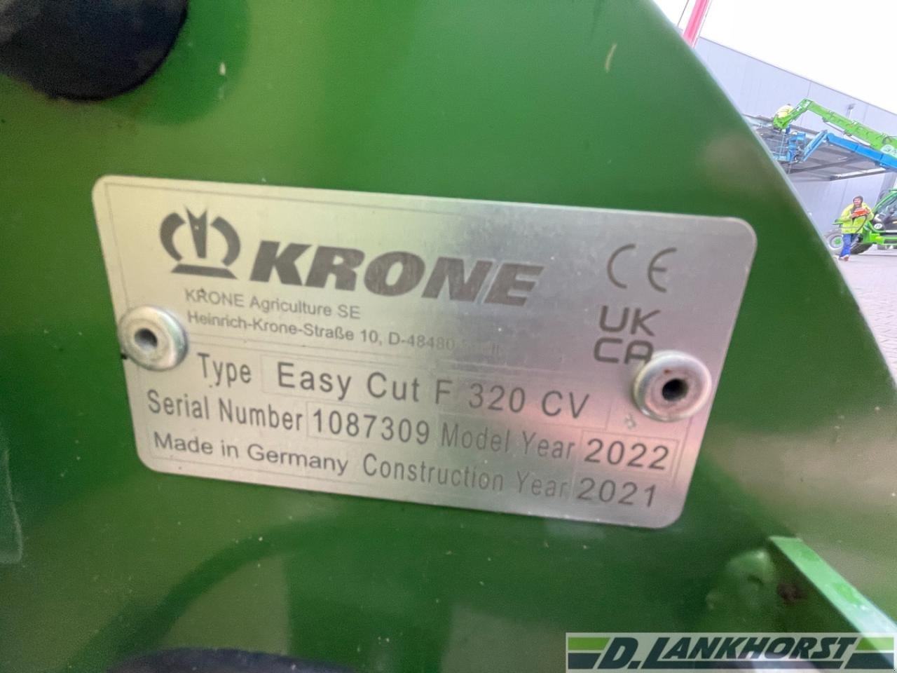 Kreiselheuer tip Krone EasyCut F 320 CV Gen.2, Gebrauchtmaschine in Neuenhaus (Poză 11)