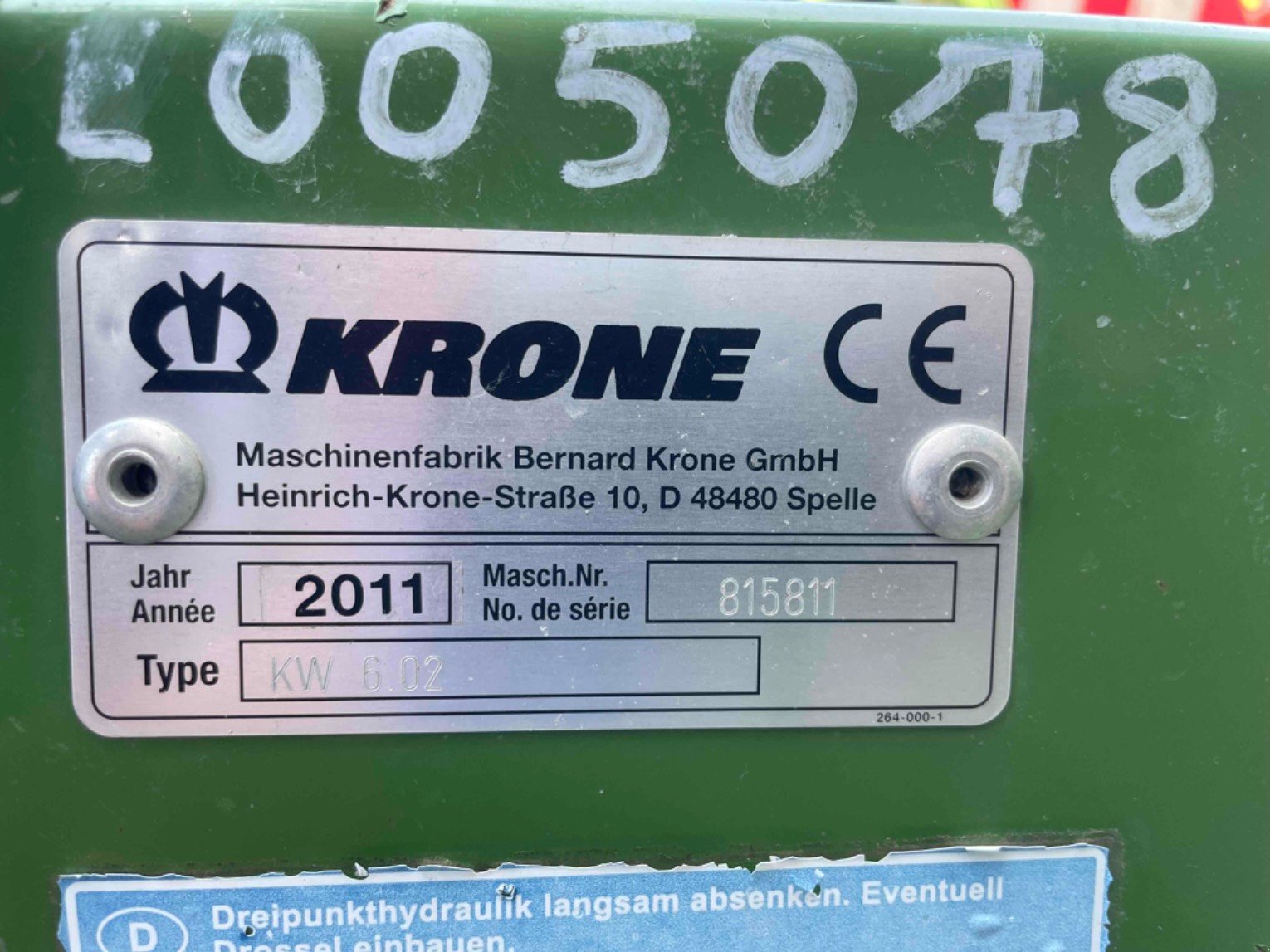 Kreiselheuer типа Krone Faneur KW 6.02 Krone, Gebrauchtmaschine в SAINT CLAIR SUR ELLE (Фотография 4)