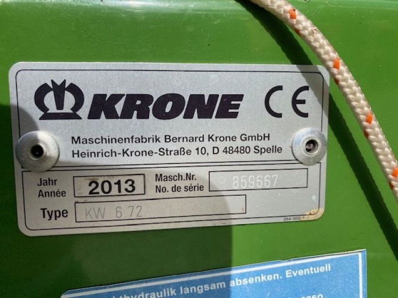 Kreiselheuer a típus Krone Kreiselheuer KW 6.72/6, Gebrauchtmaschine ekkor: Ebensee (Kép 7)