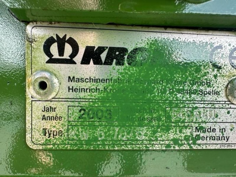 Kreiselheuer Türe ait Krone Kreisler KW 6.70/6, gebraucht, Gebrauchtmaschine içinde Tamsweg (resim 10)