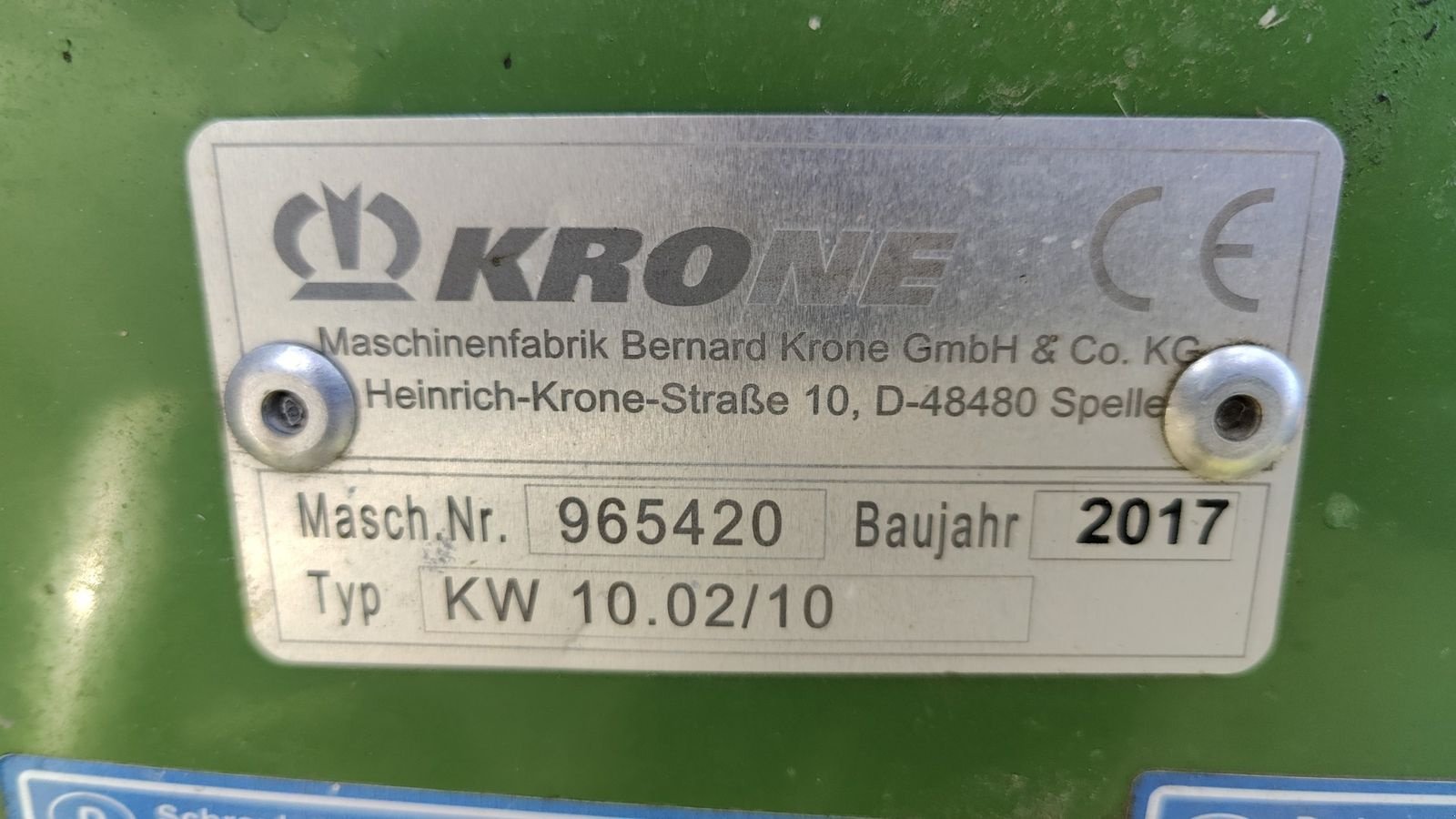 Kreiselheuer типа Krone KW 10.02/10, Gebrauchtmaschine в Kirchschlag (Фотография 8)