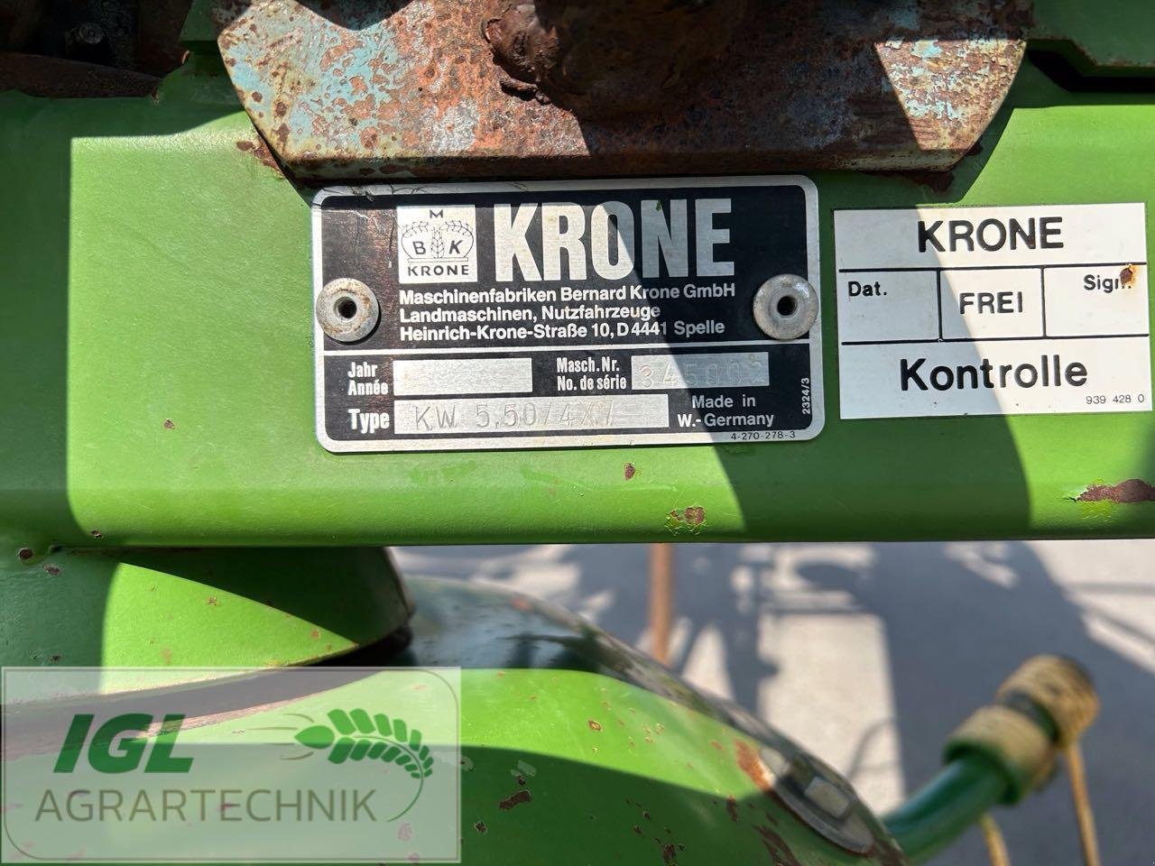 Kreiselheuer des Typs Krone KW 5..50 / 4x7, Gebrauchtmaschine in Nabburg (Bild 5)