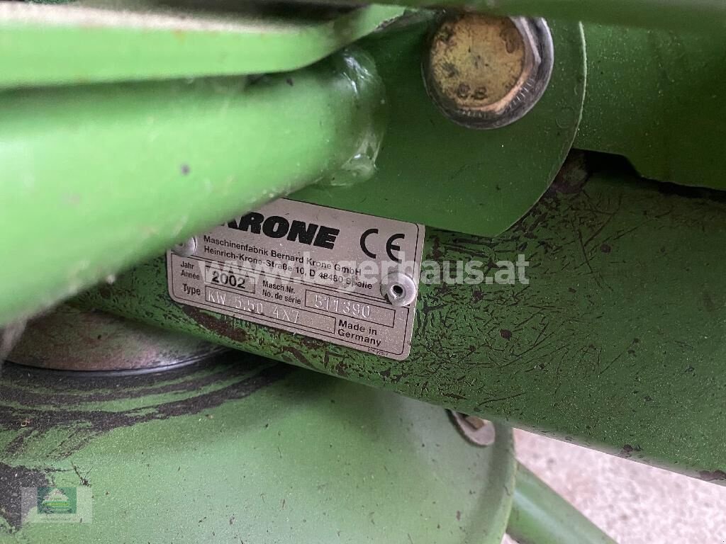 Kreiselheuer des Typs Krone KW 5.50/4X7, Gebrauchtmaschine in Klagenfurt (Bild 4)