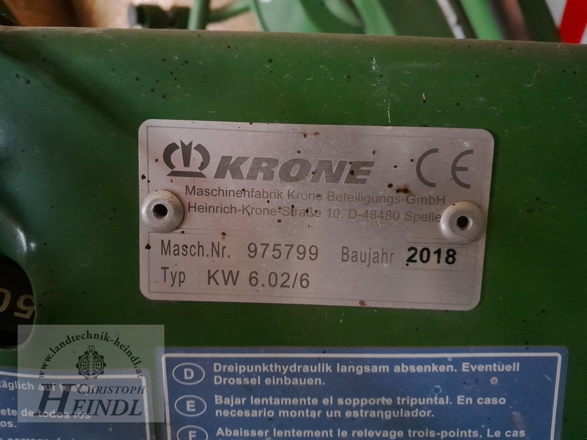 Kreiselheuer tip Krone KW 6.02/6, Gebrauchtmaschine in Stephanshart (Poză 7)