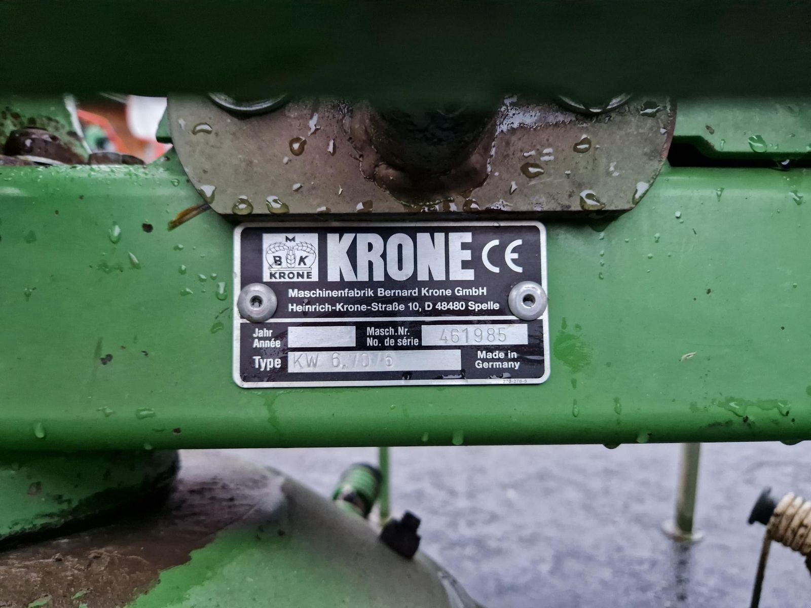 Kreiselheuer a típus Krone KW 670/6, Gebrauchtmaschine ekkor: Grünbach (Kép 8)