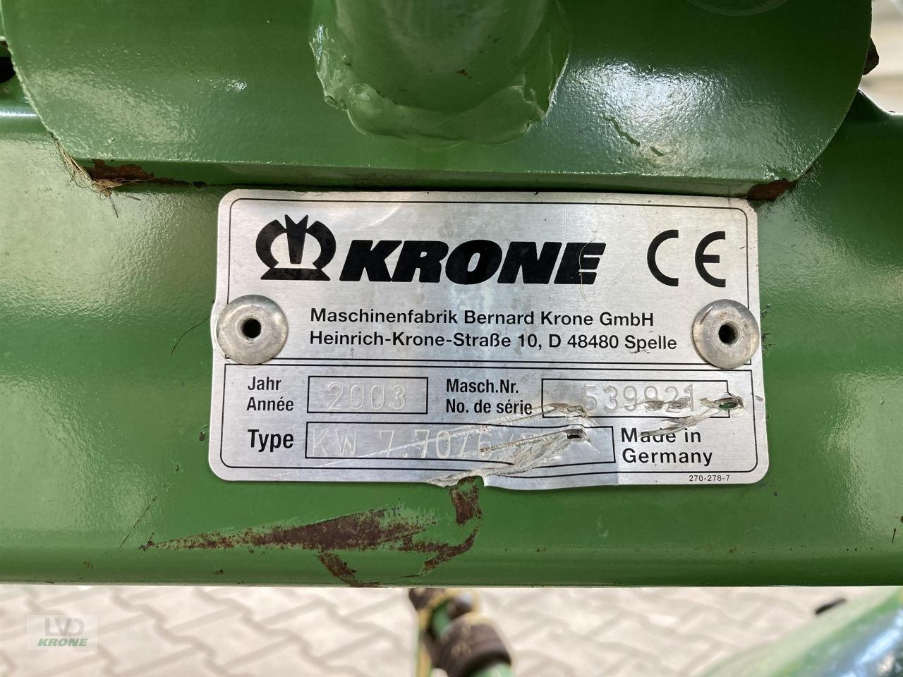 Kreiselheuer del tipo Krone KW 7.70/6x7, Gebrauchtmaschine In Spelle (Immagine 8)